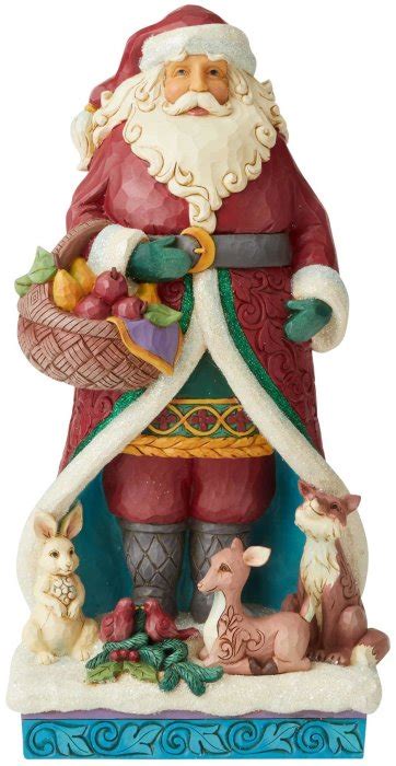 Jim Shore 6004189 Wonderland Santa Animals Figurine Gift