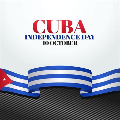 vector graphic of Cuba independence day good for Cuba independence day ...