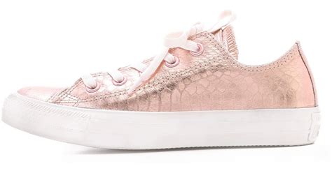 Lyst - Converse Low Top Ox Sneakers Rose Gold in Pink