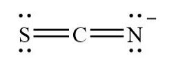 Draw the Lewis structure for the thiocyanate ion (SCN-) and determine ...