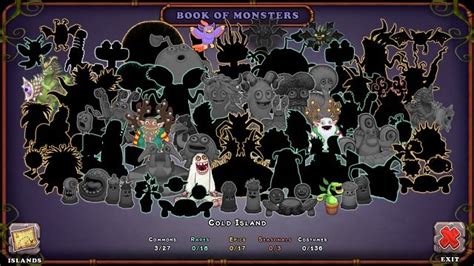 My Singing Monsters (MSM) Cold Island Breeding Chart Guide - Games Finder (2023)