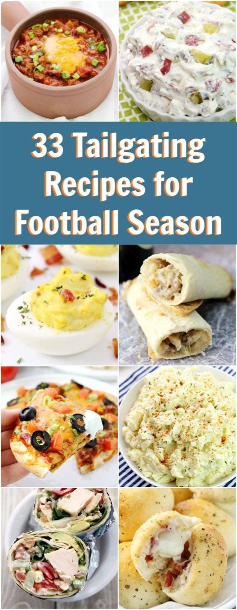 33 Tailgating Recipes for Football Season Tailgate Party Food, Football Party Food, Tailgating ...