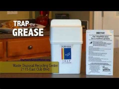 Dispose of Cooking Grease Properly - YouTube