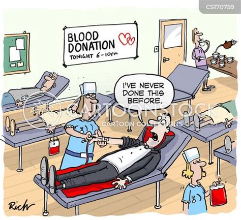 Blood Donations Cartoons and Comics - funny pictures from CartoonStock