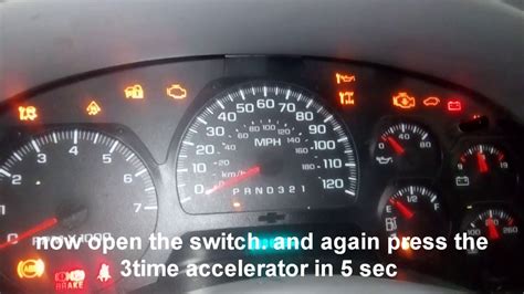 chevy trailblazer reset the oil light on dashboard easy || Bilal Auto - YouTube