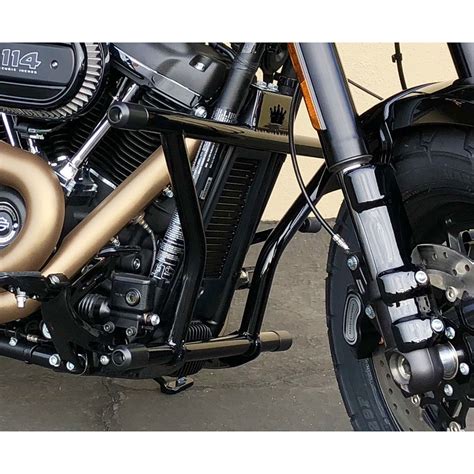 Automotive Steel Engine Guard Highway Crash Bar w/Mounting Hardware for Harley Softail Slim Low ...