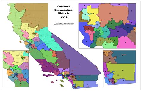 CA Voting Districts Map