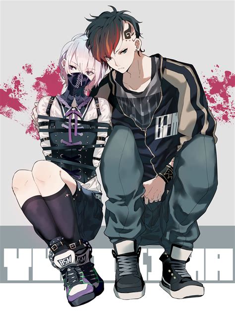 Gothic Anime Couples Wallpaper