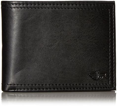 Dockers Mens Extra Capacity Slimfold WalletBlack Emboss *** You can ...