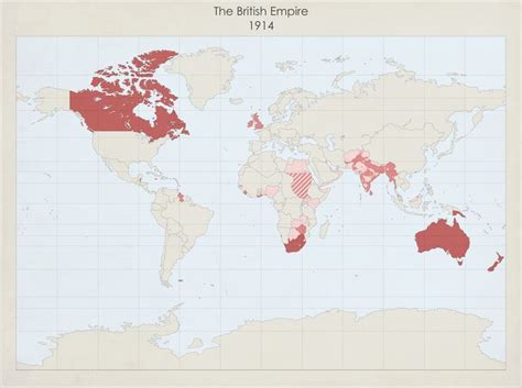 Map of the British Empire 1914 | Historique, Cartes