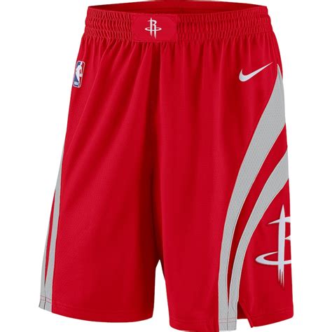 Nike Houston Rockets Red Icon Swingman Basketball Shorts