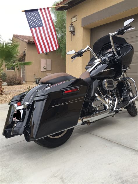 Advan Black color matched extended saddlebags - Page 14 - Harley Davidson Forums