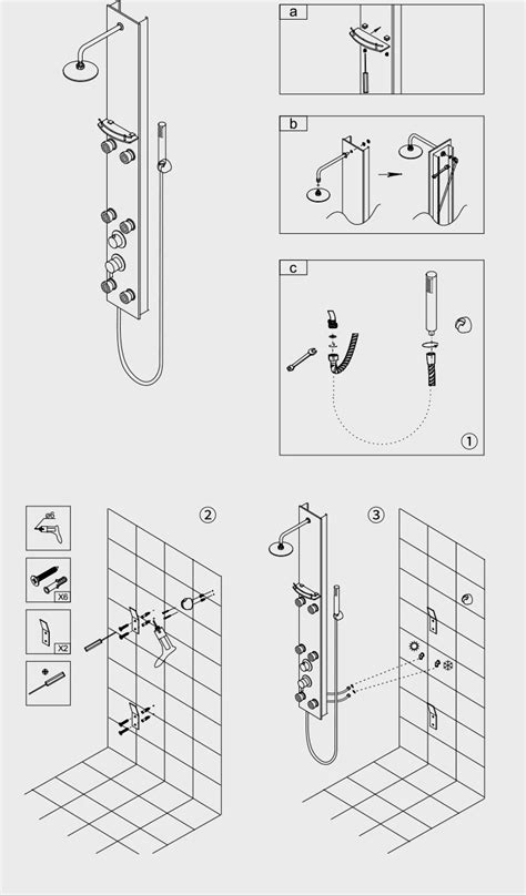 Modern Classic Style Bathroom Tap Cartridges Wall Mounted Tempered ...