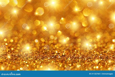 Gold Glitter Stars Background Stock Photo - Image: 31132760