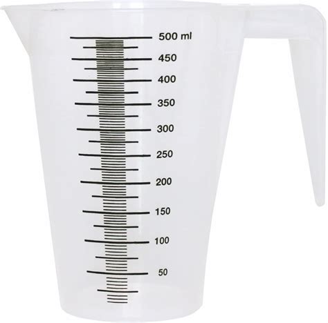 Measuring cups with open handle and litre and ml scale - 200149 ...