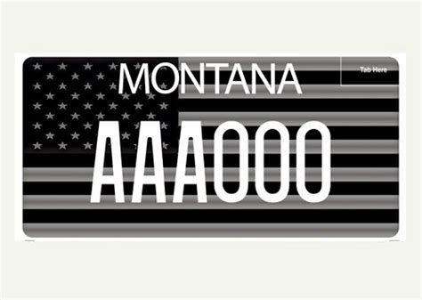 Montana Custom License Plate Designs - Dirt Legal