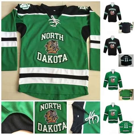 Uf North Dakota Fighting Sioux Hockey Jerseys 11 Zach Parise 9 Jonathan ...