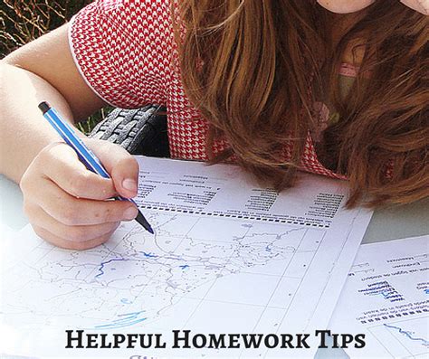 Helpful Homework Tips - Lexercise