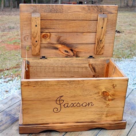 Large Kids Toy Chest Wooden Chest Keepsake Box Memory | Kids toy boxes ...