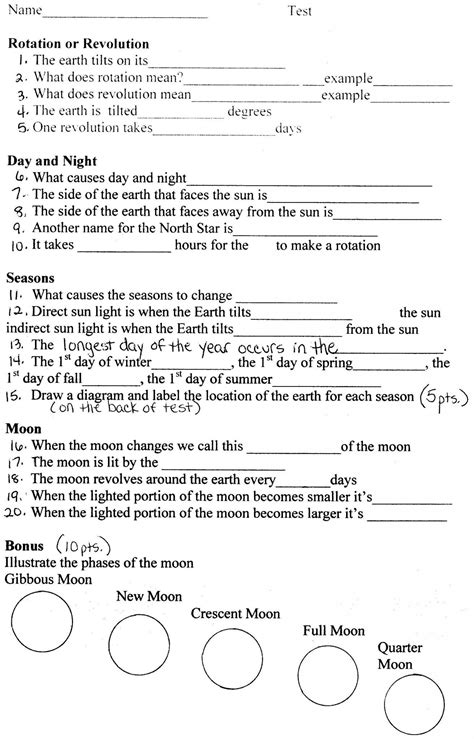 Earth Science Worksheets High School — db-excel.com