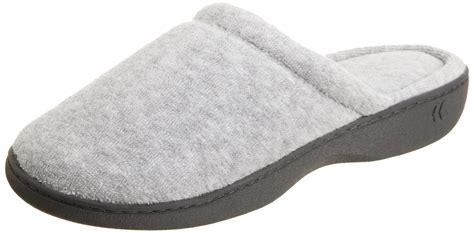 Isotoner - isotoner Women's Terry Slip on Clog Slipper with Memory Foam ...