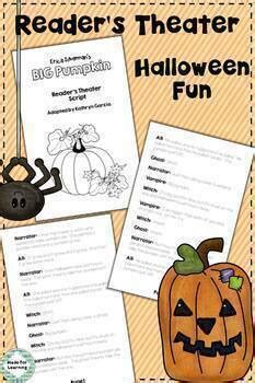 Big Pumpkin Book Activities with Retelling Sequencing Reader's Theater