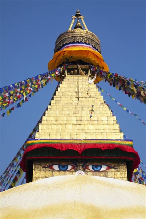 Boudhanath Temple, Kathmandu, Nepal Stock Photo - Image of culture ...