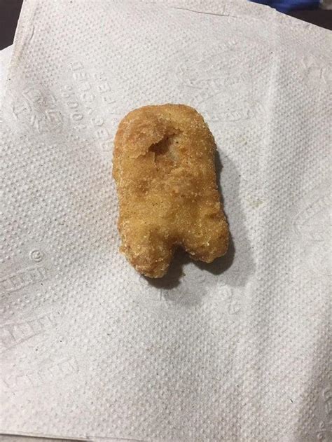 My McDonald’s chicken nugget looks like a among us character | Things ...