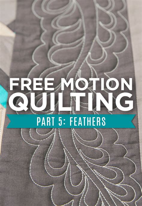 Free Motion Quilting: Feathers – Man Sewing