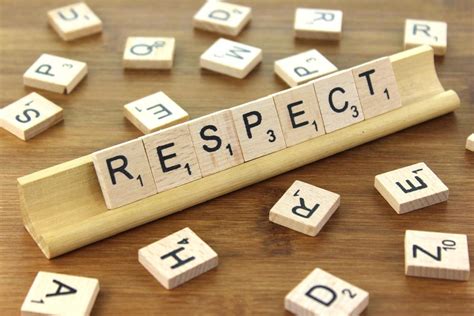 Respect - Free of Charge Creative Commons Wooden Tile image