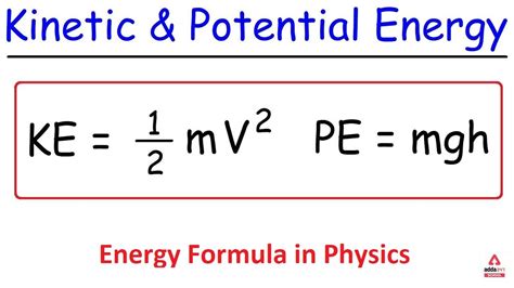 Energy Formula Physics, Power Formula Physics and Equations