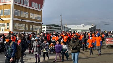 'We are still here': Hundreds march in Iqaluit on National Day for Truth and Reconciliation ...