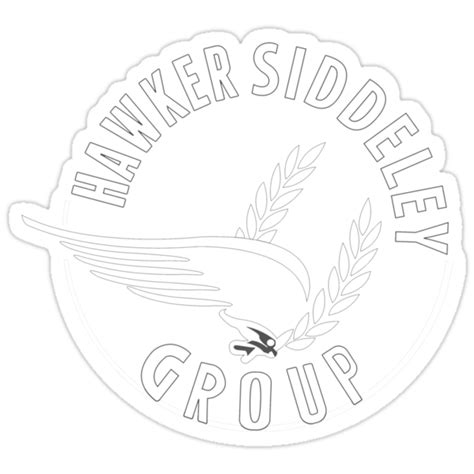 "Hawker Siddeley Logo" Stickers by warbirdwear | Redbubble