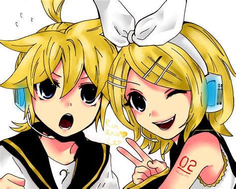 Rin And Len Kagamine by Niincia.deviantart.com on @DeviantArt Kaito, Hatsune Miku, Gakupo Kamui ...