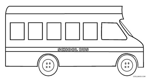 Printable School Bus Coloring Page For Kids | Cool2bKids