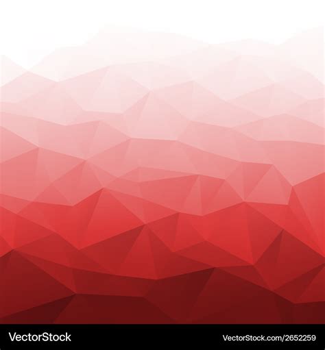 Abstract gradient red geometric background Vector Image