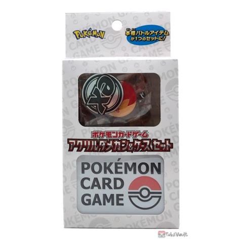 Pokemon Center 2024 Damage Counters With Case & Coin Set