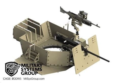 32-Gunner-Protection-Kit-GPK-Armored-turret-GMV | Military Systems Group