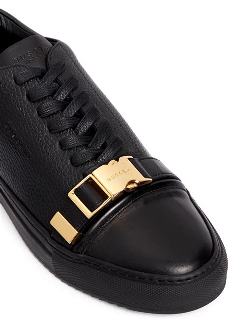 Lyst - Buscemi 50MM Leather Low-Top Sneakers in Black for Men