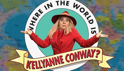 WATCH 'SNL' Ask 'Where In The World Is Kellyanne Conway?' Sketch Video