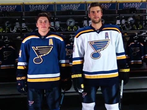 St. Louis Blues unveil new home and road uniforms for 2014-15 ...