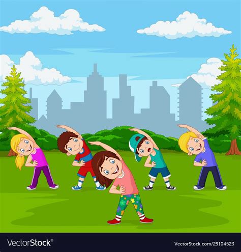 Exercises For Kids Clipart Book