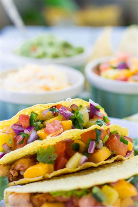 Mahi-mahi fish tacos with mango salsa | The Pure Taste