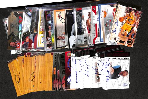 Lot Detail - Lot Of 75 Basketball Autograph Cards