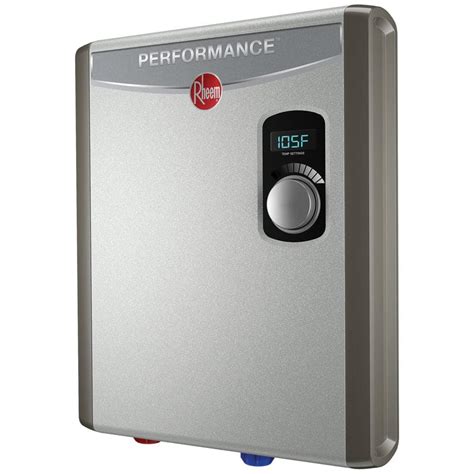 Rheem Performance 18 kW Self-Modulating 3.5 GPM Electric Tankless Water Heater-RETEX-18 - The ...