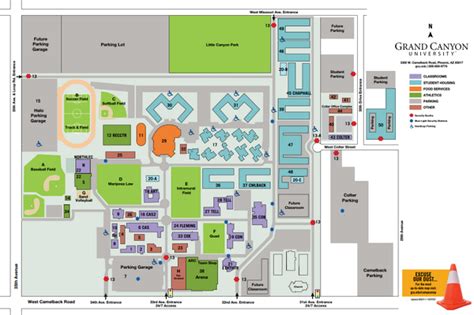 Grand Canyon University Campus Map – Verjaardag Vrouw 2020