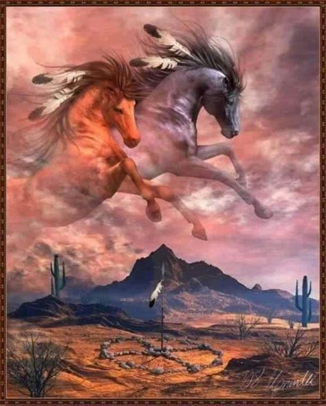 Horse spirit | Native american paintings, Native american art, Native ...