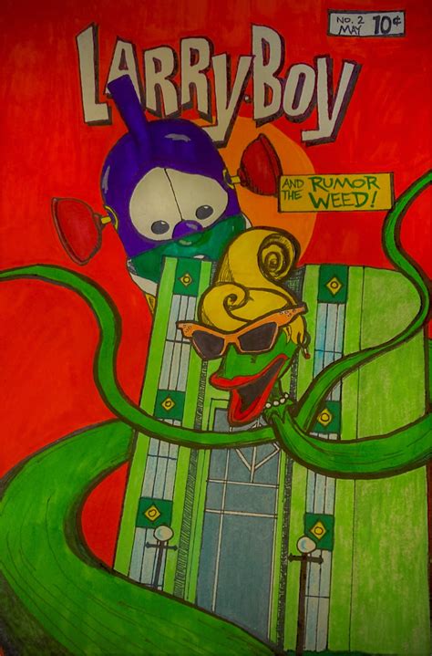 LarryBoy and the Rumor Weed - Comic Cover by StJimmy2000 on DeviantArt