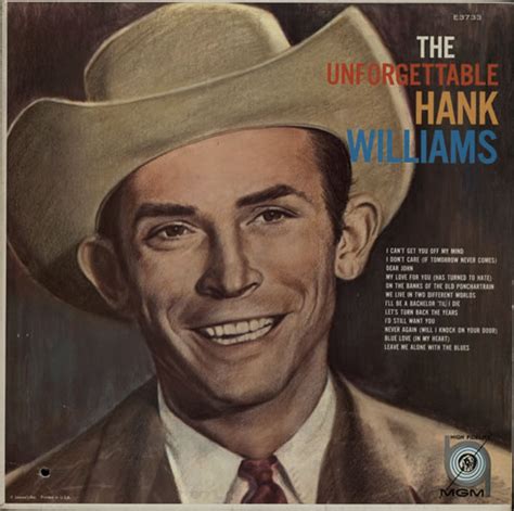 Hank Williams The Unforgettable Hank Williams US vinyl LP album (LP ...