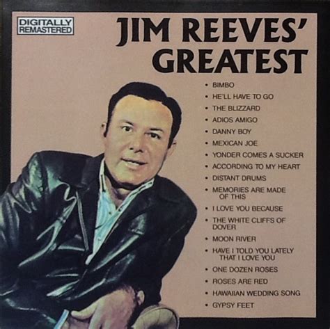 Jim Reeves – Jim Reeves' Greatest (1987, CD) - Discogs